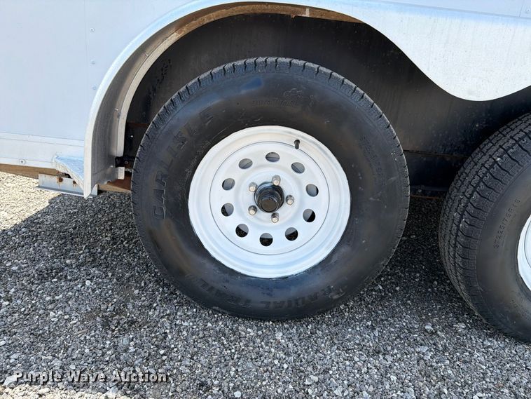 image for item EG9266 1994 Featherlite  Pelsue 12' FOST fiber optic splicing trailer