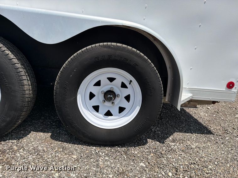 image for item EG9266 1994 Featherlite  Pelsue 12' FOST fiber optic splicing trailer