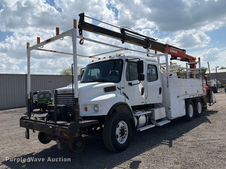 image for item EG9269 2007 Freightliner Business Class M2 Crew Cab crane truck