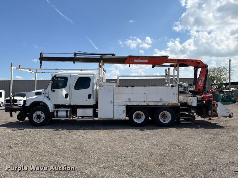 image for item EG9269 2007 Freightliner Business Class M2 Crew Cab crane truck