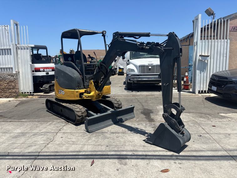 image for item EL2507 2014 John Deere 27D mini excavator