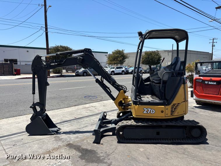 image for item EL2507 2014 John Deere 27D mini excavator
