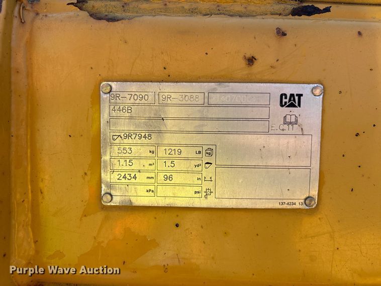 image for item EL2530 2005 Caterpillar 446D backhoe