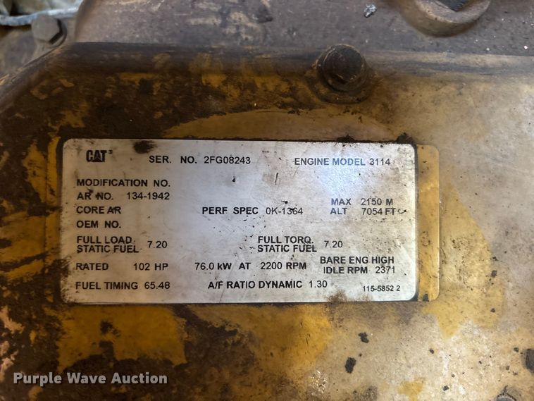 image for item EL2530 2005 Caterpillar 446D backhoe