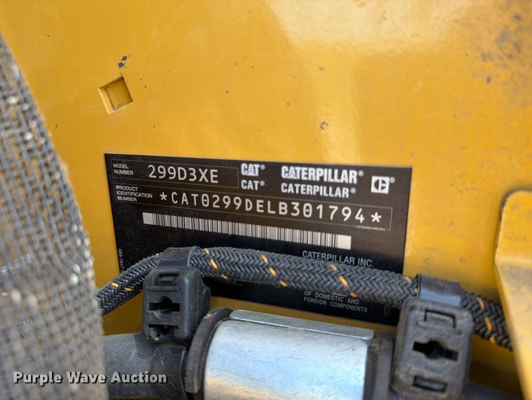 image for item EM0140 2023 Caterpillar 299D3 XE tracked skid steer loader