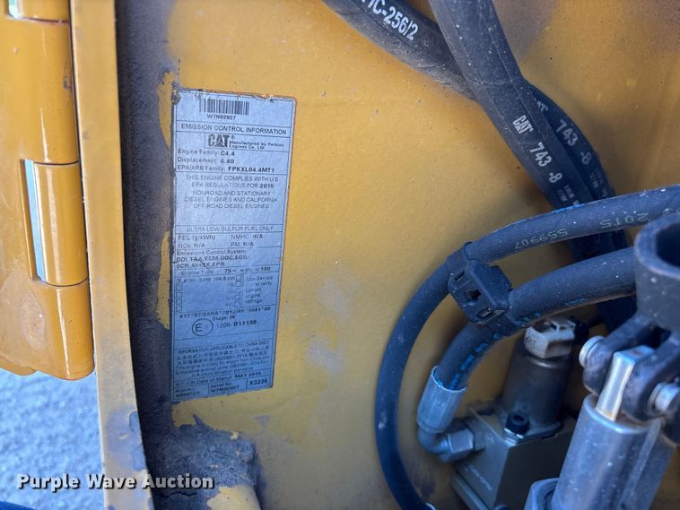 image for item EO4381 2016 Caterpillar CB68B Versa-Vibe double drum vibratory roller