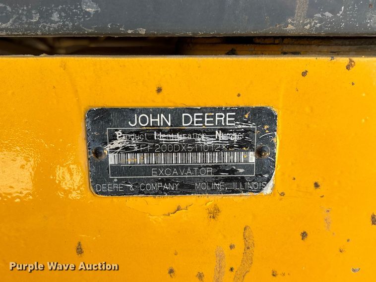 image for item EO4391 2008 John Deere 200D LC excavator