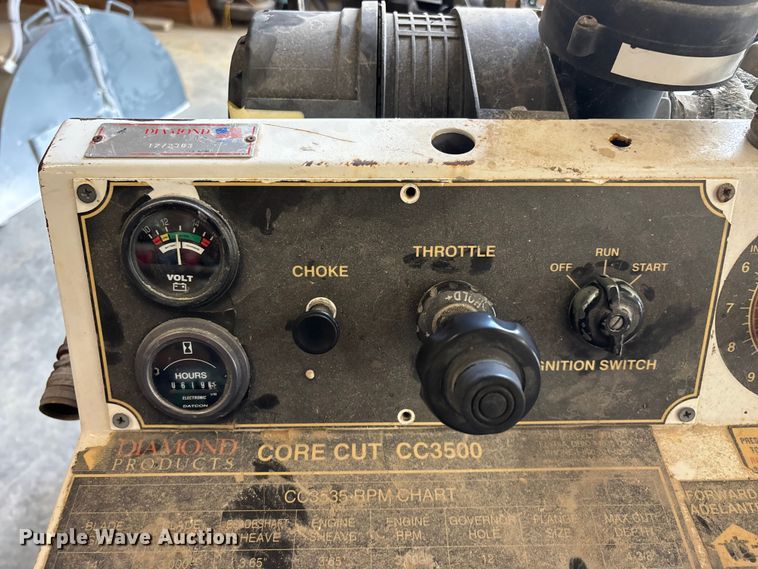 image for item EO4393 Diamond Core Cut CC3500 concrete saw