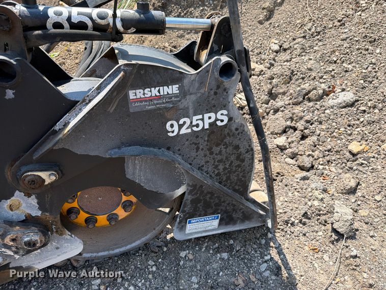 image for item EO8643 Erskine Attachments 925PS skid steer concrete saw