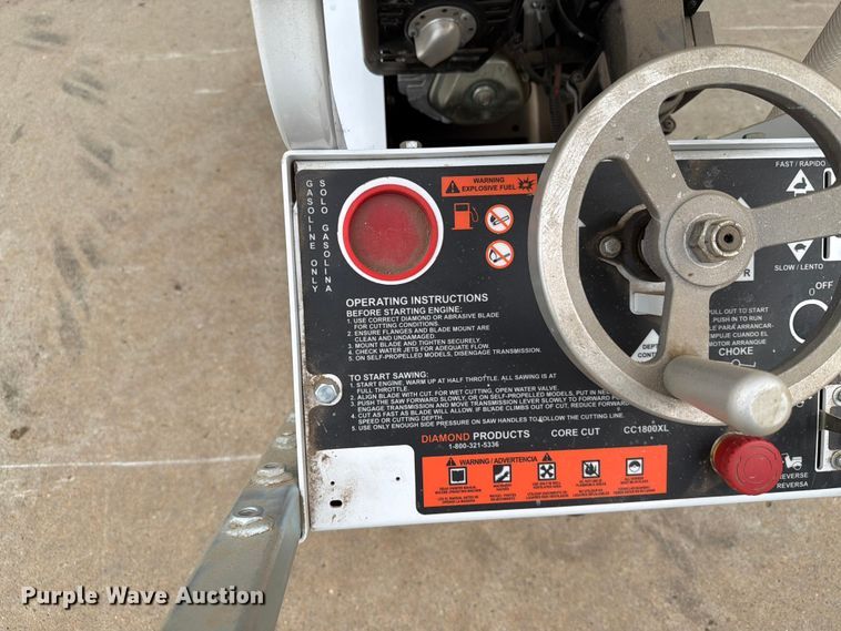 image for item ER1827 Diamond Core Cut CC1800XL concrete saw