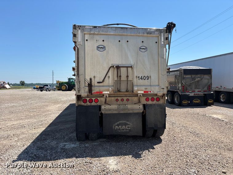 image for item ER3121 2014 MAC Trailer Manufacturing end dump trailer