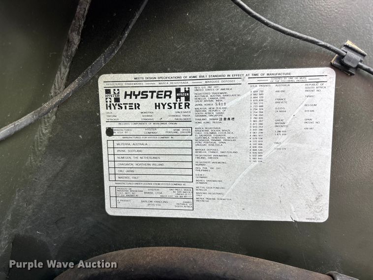 image for item ER3132 Hyster H155XL forklift