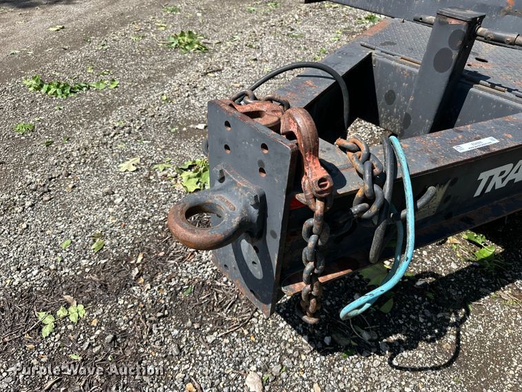 image for item ES6505 1997 Trail King tilt deck equipment trailer