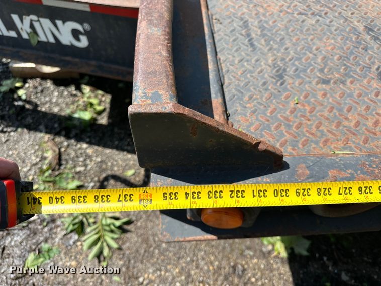 image for item ES6505 1997 Trail King tilt deck equipment trailer