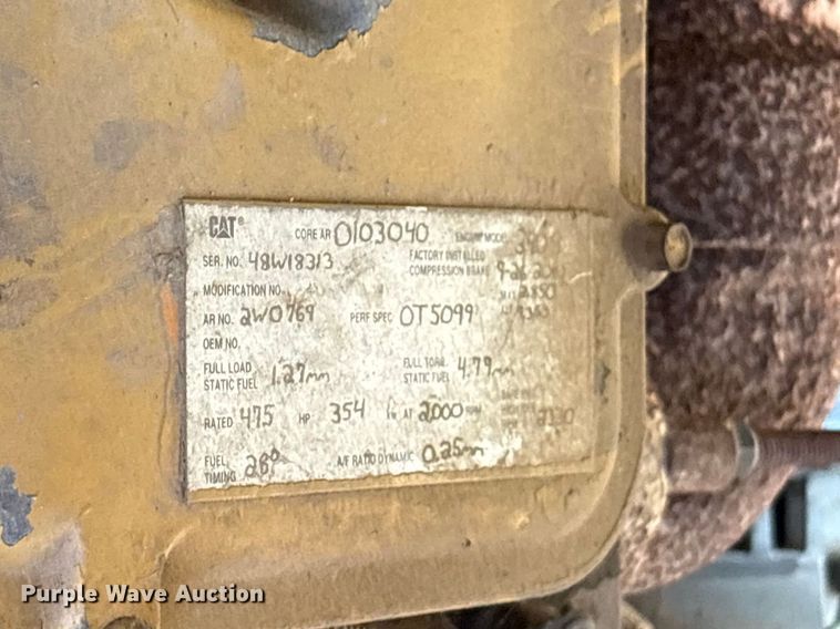 image for item ET0090 1990 Caterpillar 769C articulated haul truck