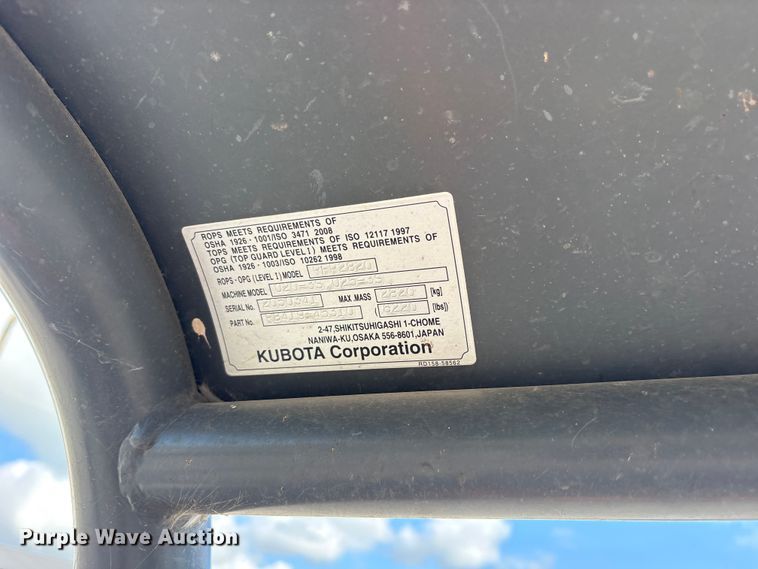 image for item ET0113 2020 Kubota U25 mini excavator