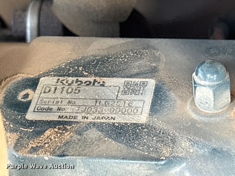 image for item ET0113 2020 Kubota U25 mini excavator
