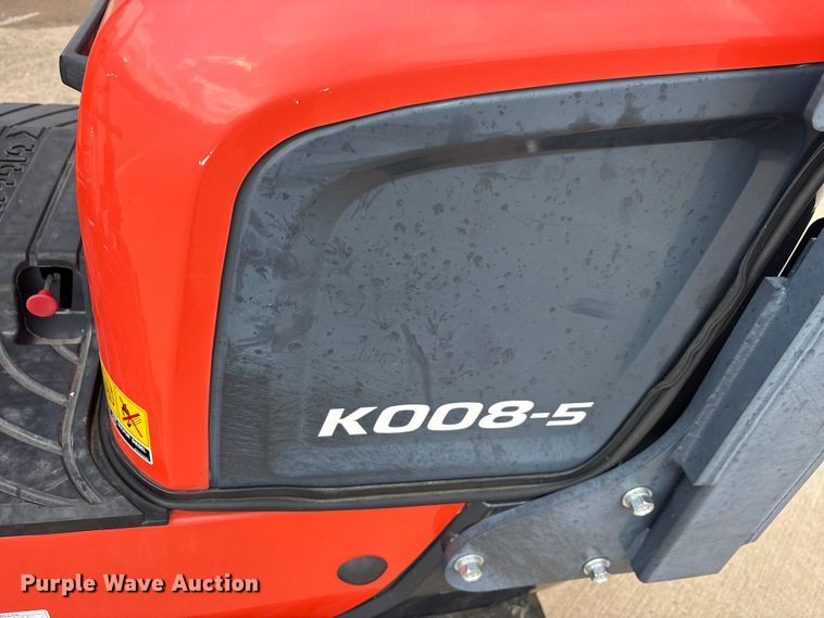 image for item ET0126 2021 Kubota K008-5 mini excavator