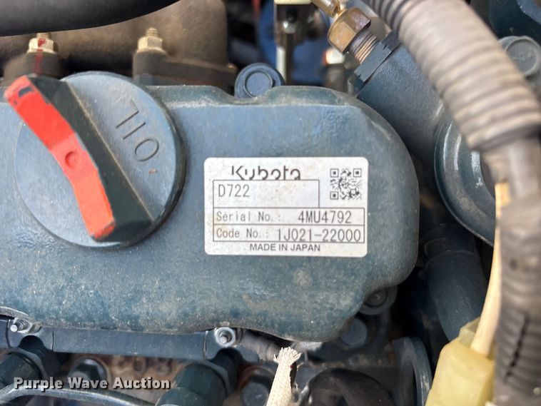 image for item ET0126 2021 Kubota K008-5 mini excavator