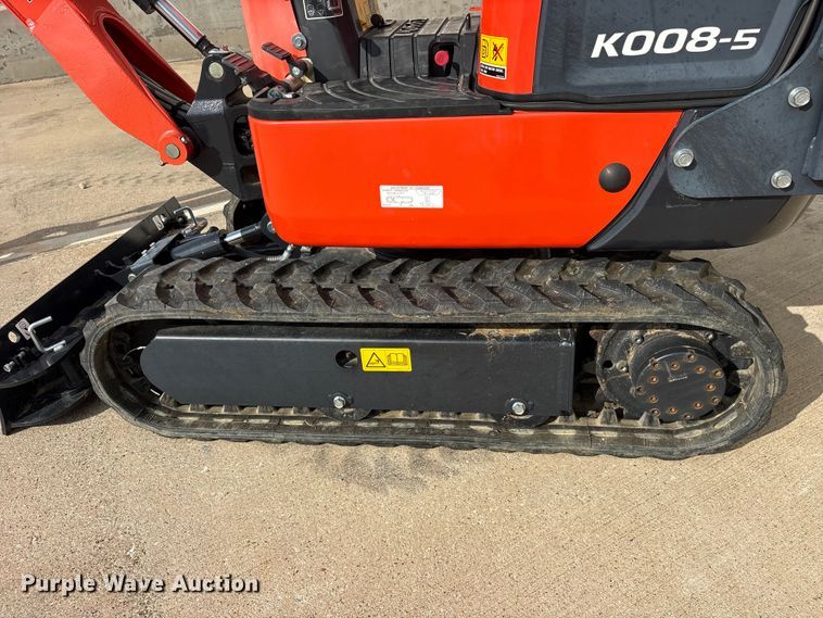 image for item ET0126 2021 Kubota K008-5 mini excavator