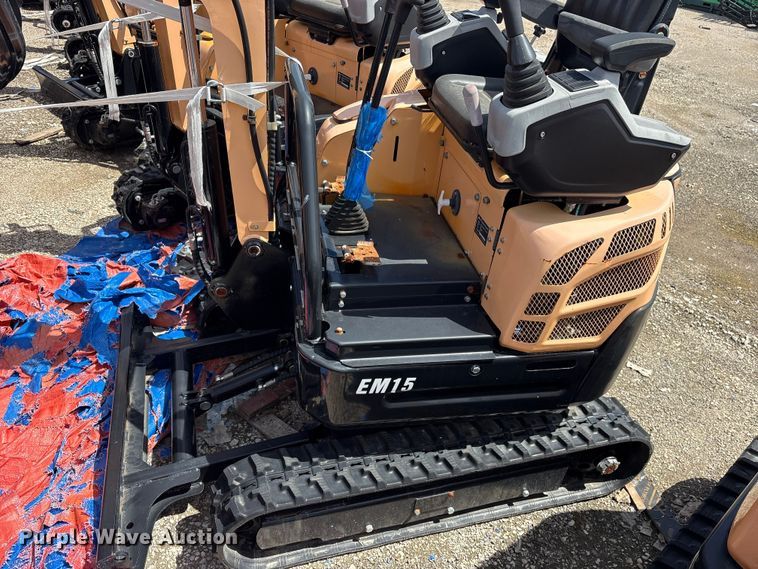 image for item ET0166 2024 Erie EM15 mini excavator