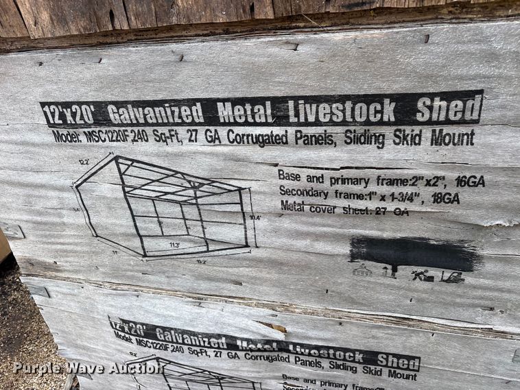 image for item ET0254 (4) Valley Pioneer MSC1220F livestock sheds