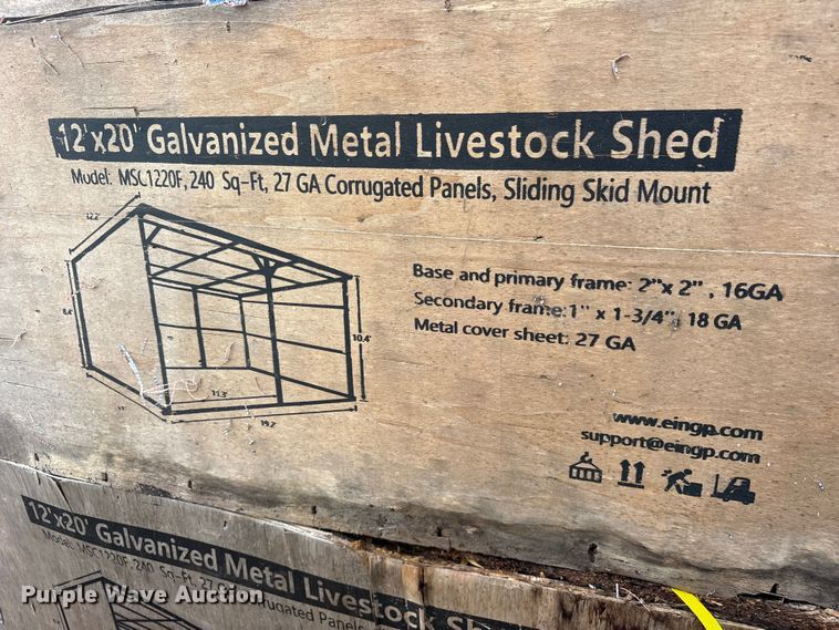 image for item ET0255 (4) Valley Pioneer MSC1220F livestock sheds