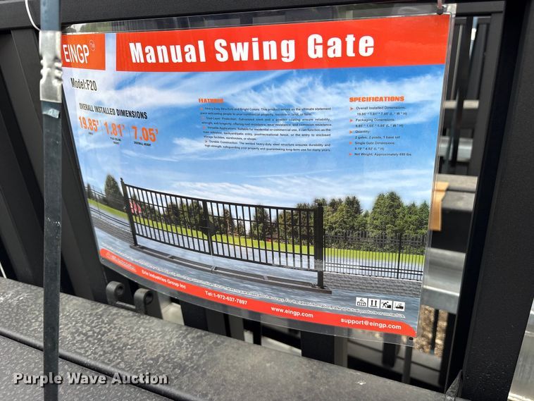 image for item ET0269 Valley Pioneer F20 gate
