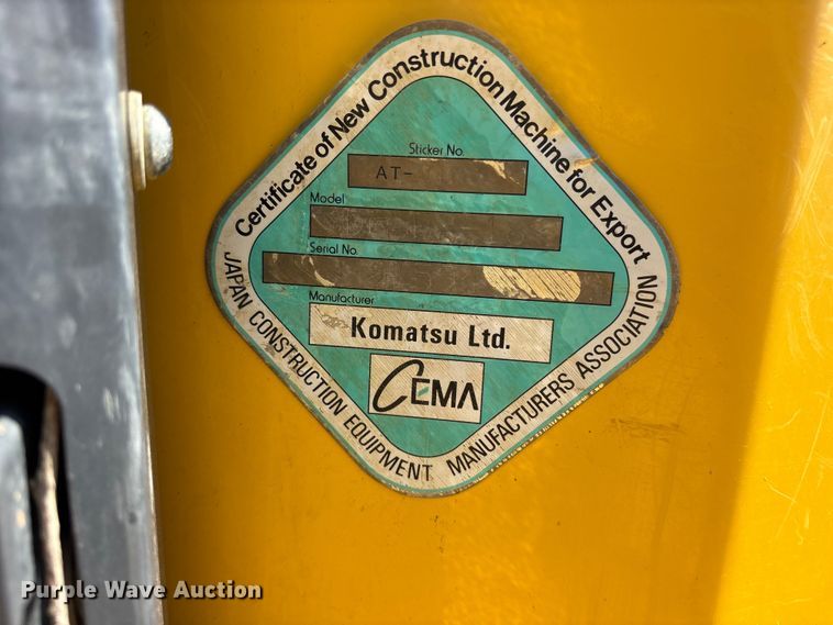 image for item ET0348 2019 Komatsu D65PX-18 dozer