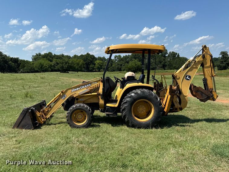 image for item ET6457 2004 John Deere 110 backhoe