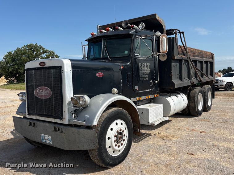 image for item EU5707 1983 Peterbilt 359 dump truck