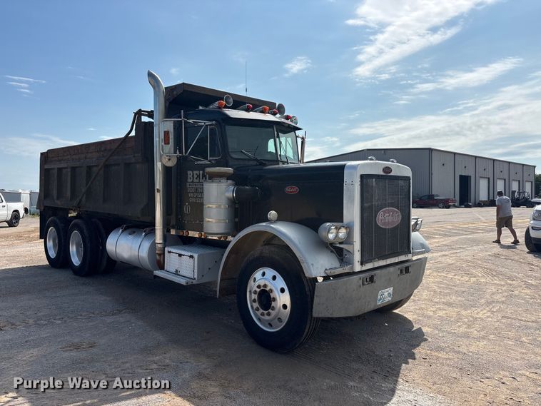 image for item EU5707 1983 Peterbilt 359 dump truck