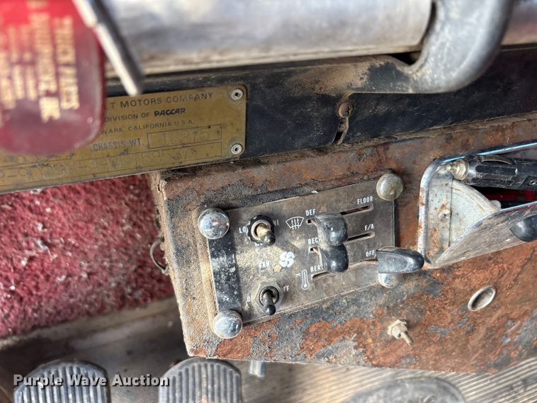 image for item EU5707 1983 Peterbilt 359 dump truck
