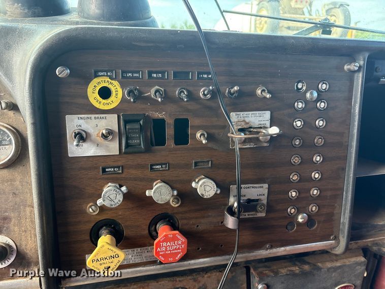 image for item EU5707 1983 Peterbilt 359 dump truck
