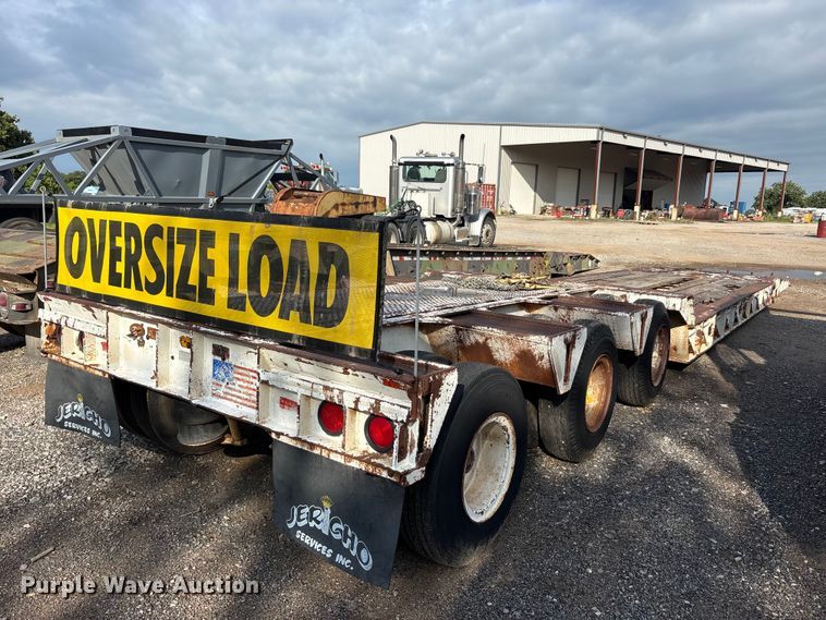 image for item EU5708 1979 Load king 353DF lowboy equipment trailer