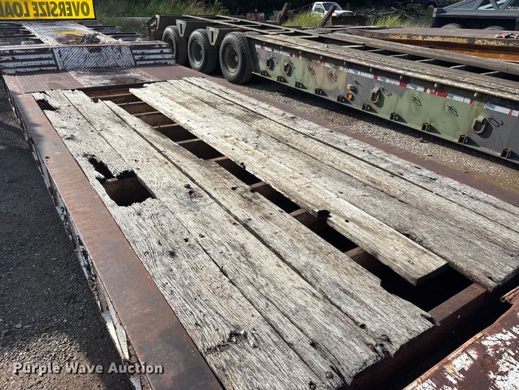 image for item EU5708 1979 Load king 353DF lowboy equipment trailer