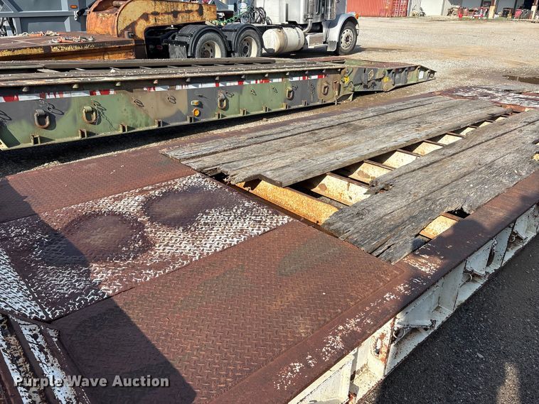 image for item EU5708 1979 Load king 353DF lowboy equipment trailer
