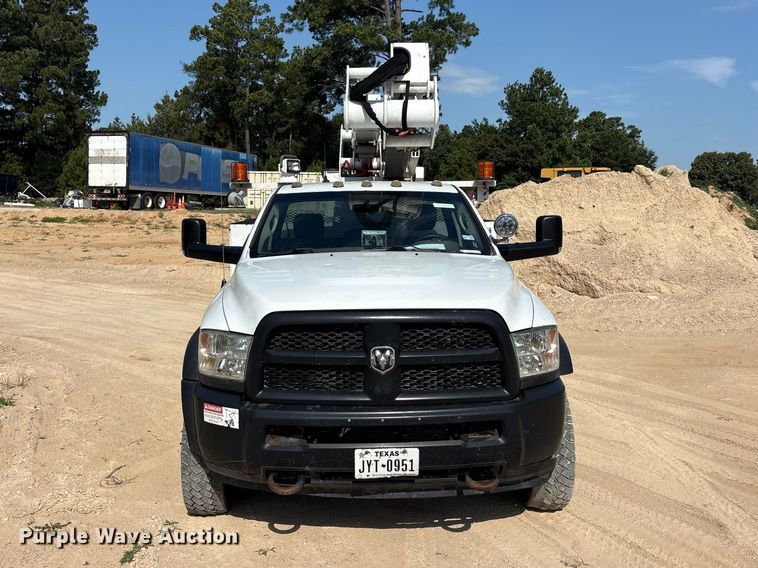 image for item EU5777 2017 RAM 5500 bucket truck
