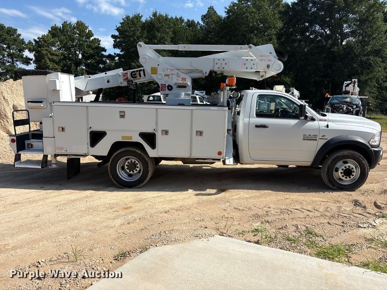 image for item EU5777 2017 RAM 5500 bucket truck