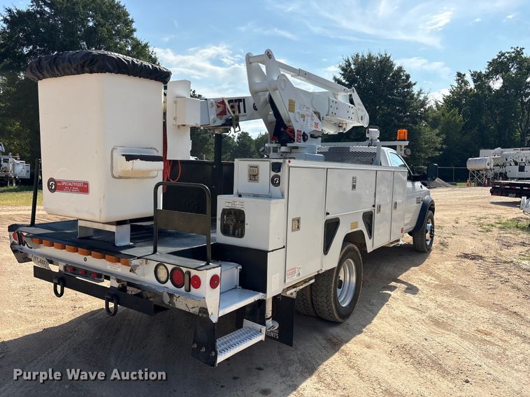 image for item EU5777 2017 RAM 5500 bucket truck