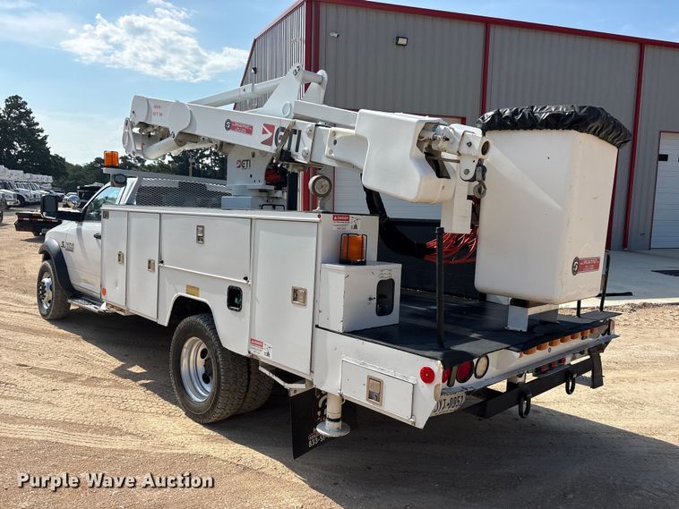 image for item EU5777 2017 RAM 5500 bucket truck