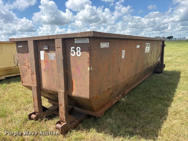 Wasteequip Mayfab roll-off dumpster