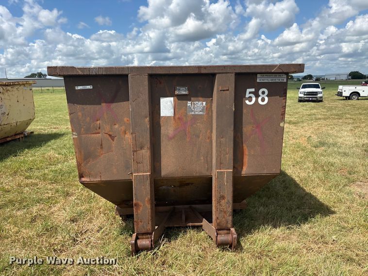 image for item EU5818 Wasteequip Mayfab roll-off dumpster