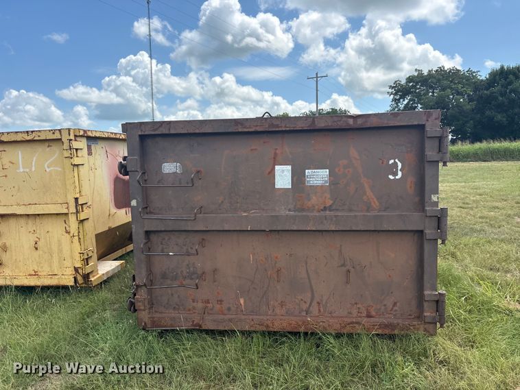 image for item EU5819 Wastequip May Fab  roll-off dumpster