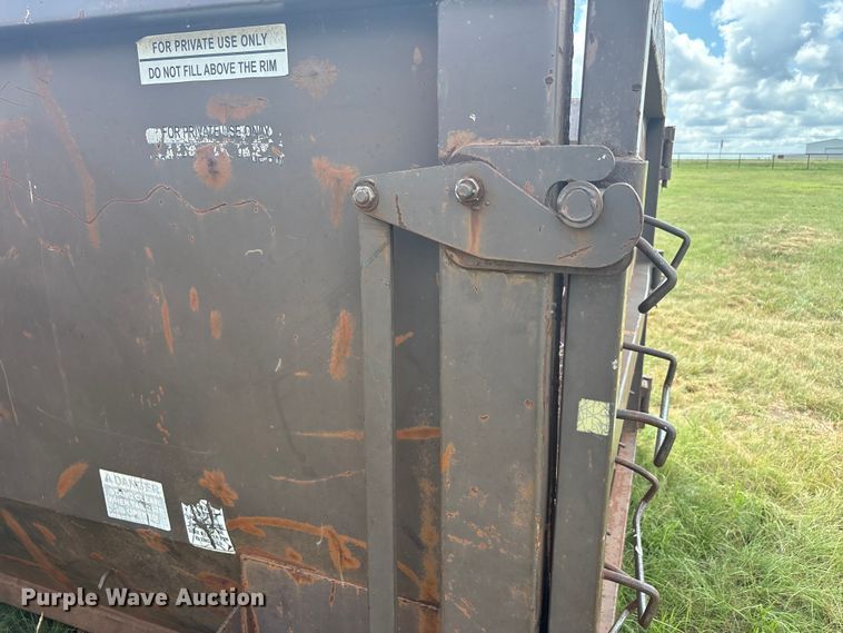 image for item EU5819 Wastequip May Fab  roll-off dumpster
