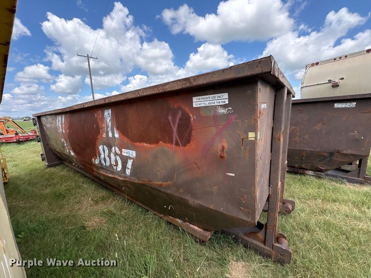 image for item EU5822 Wastequip May Fab roll-off dumpster