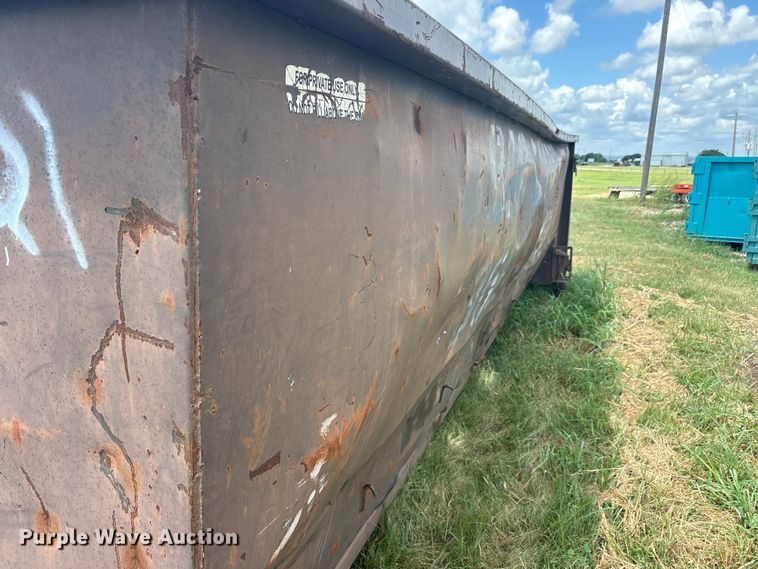 image for item EU5823 Wastequip May Fab roll-off dumpster