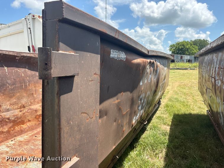image for item EU5823 Wastequip May Fab roll-off dumpster