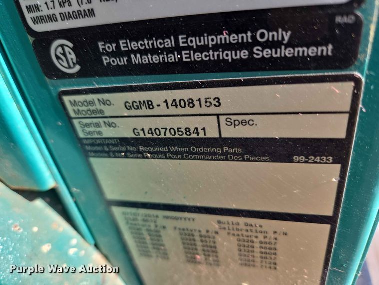 image for item EW0470 Cummins GGMB-1408153 generator