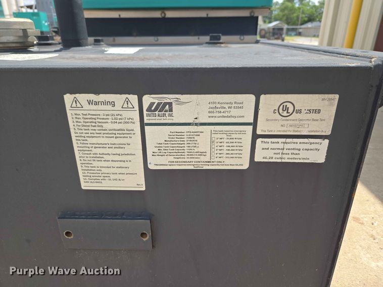 image for item EW0472 Cummins C35 D6 generator